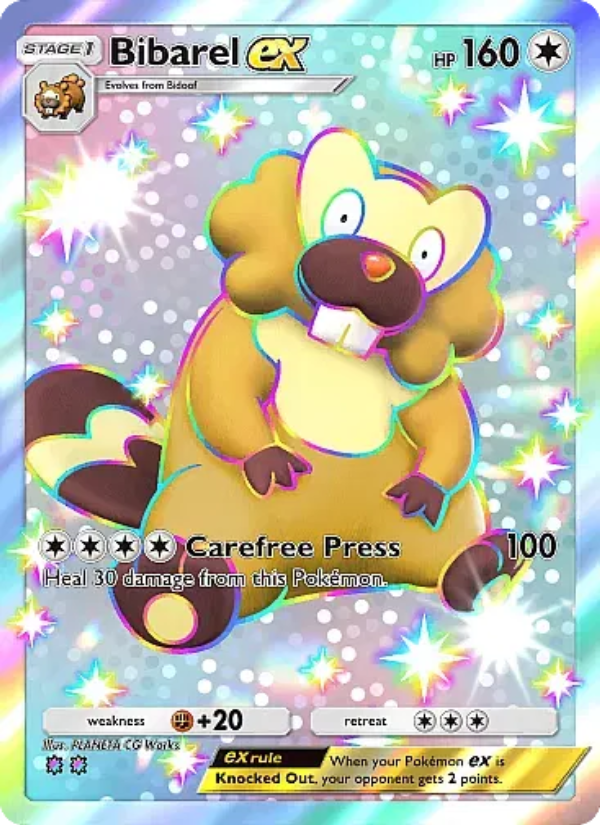 Bibarel ex 327/331 — Mega Rising (English Pokémon TCG card)
