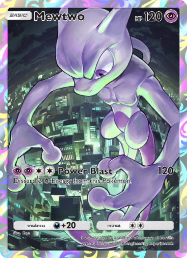 Mewtwo 010/100 — Promos-A (English Pokémon TCG card)