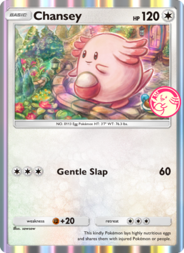 Chansey 011/100 — Promos-A (English Pokémon TCG card)