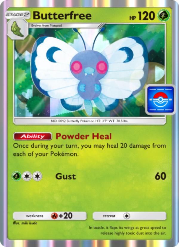 Butterfree 013/100 — Promos-A (English Pokémon TCG card)