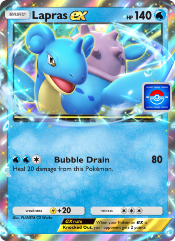 Lapras ex 014/100 — Promos-A (English Pokémon TCG card)