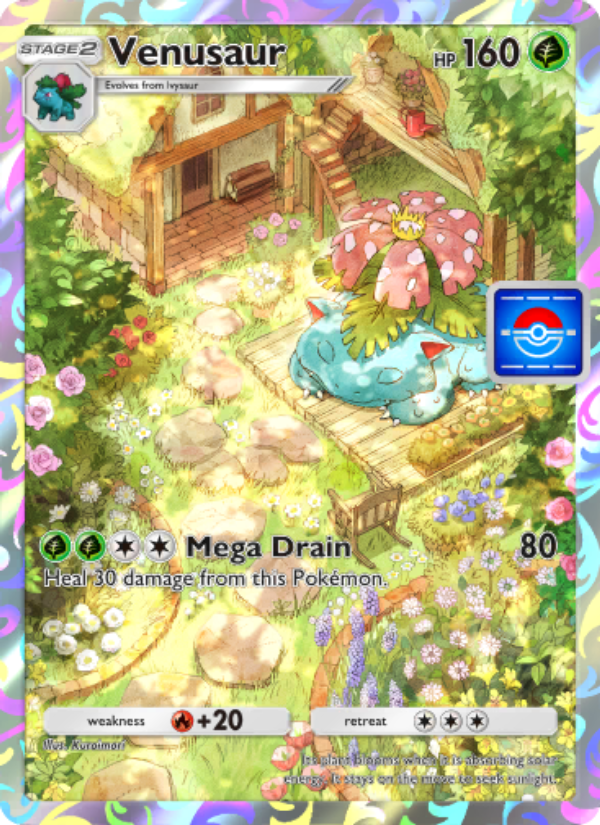 Venusaur 018/100 — Promos-A (English Pokémon TCG card)