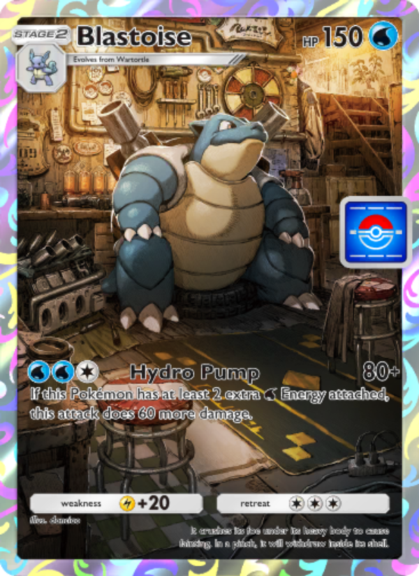 Blastoise 029/100 — Promos-A (English Pokémon TCG card)