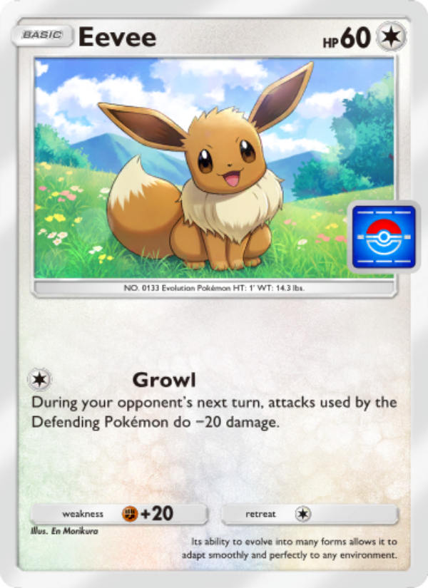 Eevee 030/100 — Promos-A (English Pokémon TCG card)