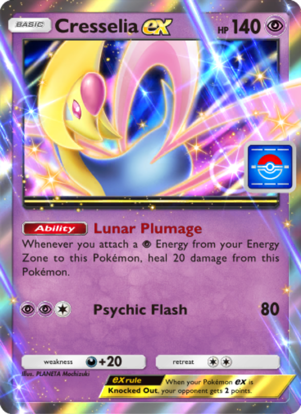 Cresselia ex 037/100 — Promos-A (English Pokémon TCG card)