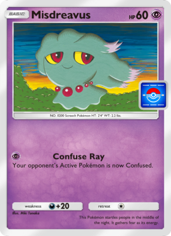 Misdreavus 038/100 — Promos-A (English Pokémon TCG card)