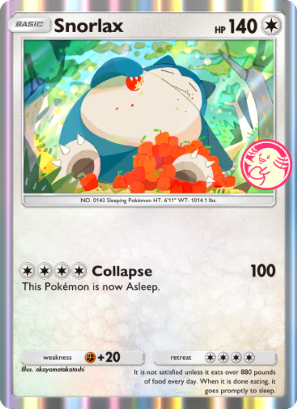 Snorlax 049/100 — Promos-A (English Pokémon TCG card)