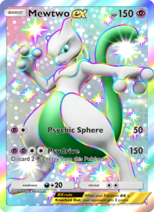 Mewtwo ex 050/100 — Promos-A (English Pokémon TCG card)