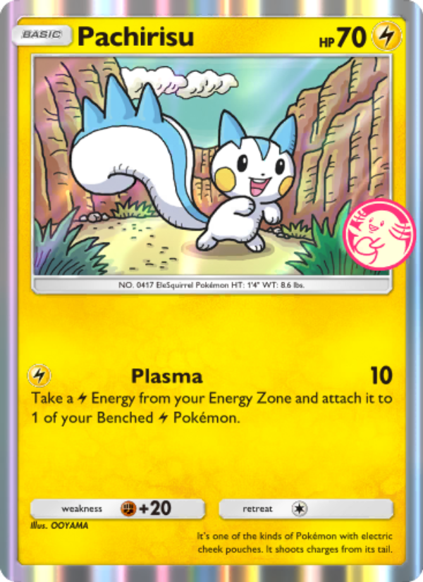 Pachirisu 058/100 — Promos-A (English Pokémon TCG card)