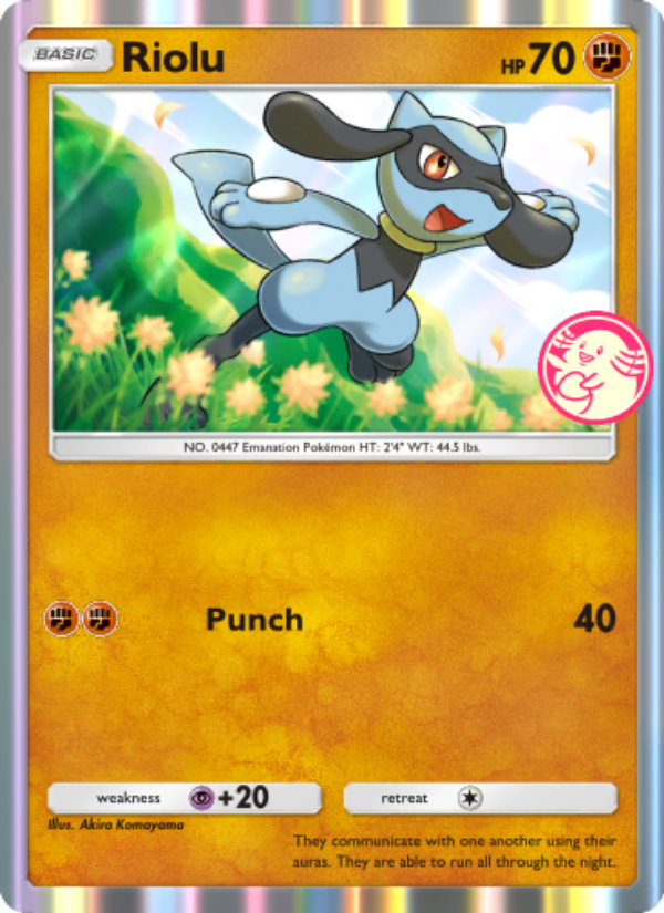 Riolu 059/100 — Promos-A (English Pokémon TCG card)