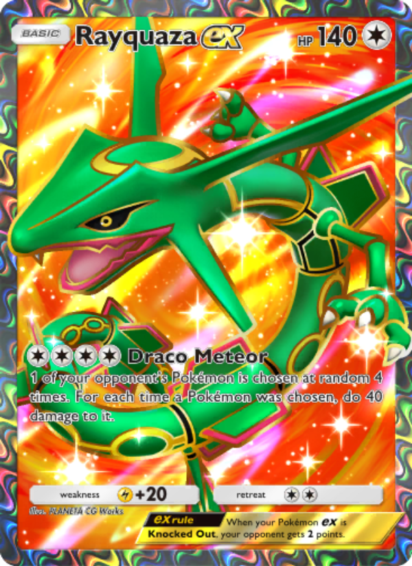 Rayquaza ex 065/100 — Promos-A (English Pokémon TCG card)