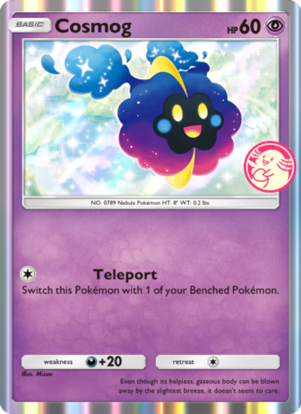 Cosmog 067/100 — Promos-A (English Pokémon TCG card)