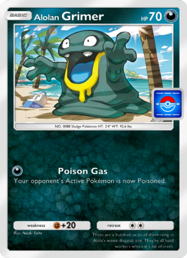 Alolan Grimer 072/100 — Promos-A (English Pokémon TCG card)