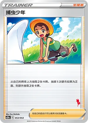 Bug Catcher 053 — Family Pokémon Trading Card Game (Chinese Pokémon TCG card)