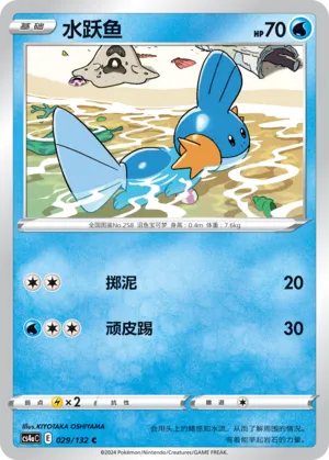 Mudkip 029 — Nine Colors Gathering (Friend) (Chinese Pokémon TCG card)