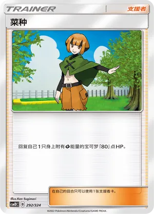 Gardenia 292 — Storming Emergence GX Starter Deck (Chinese Pokémon TCG card)