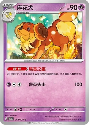 Dachsbun 062 — Eternal Birth (Chinese Pokémon TCG card)