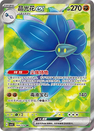 Glimmora ex 144/164 — Dark Crystal Blaze (Chinese Pokémon TCG card)