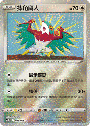 Hawlucha 028 — Variety Treasure Box (Chinese Pokémon TCG card)