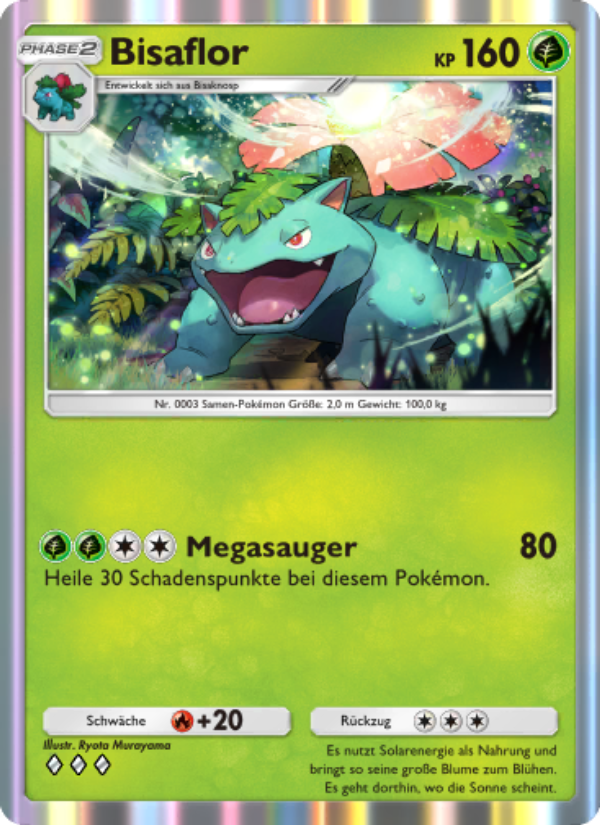 Bisaflor 003 — Genetic Apex (German Pokémon TCG card)
