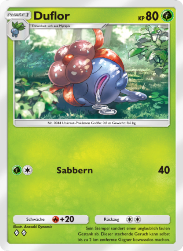 Duflor 012 — Genetic Apex (German Pokémon TCG card)