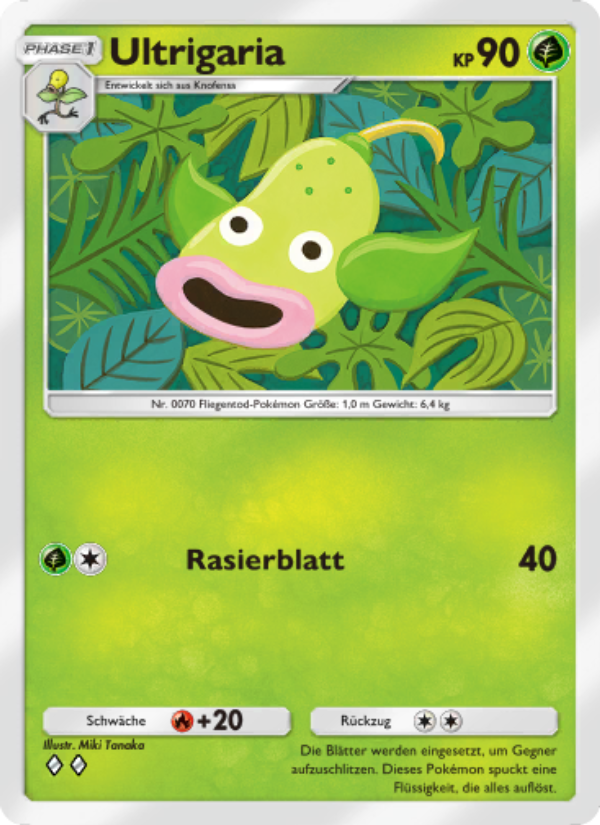 Ultrigaria 019 — Genetic Apex (German Pokémon TCG card)