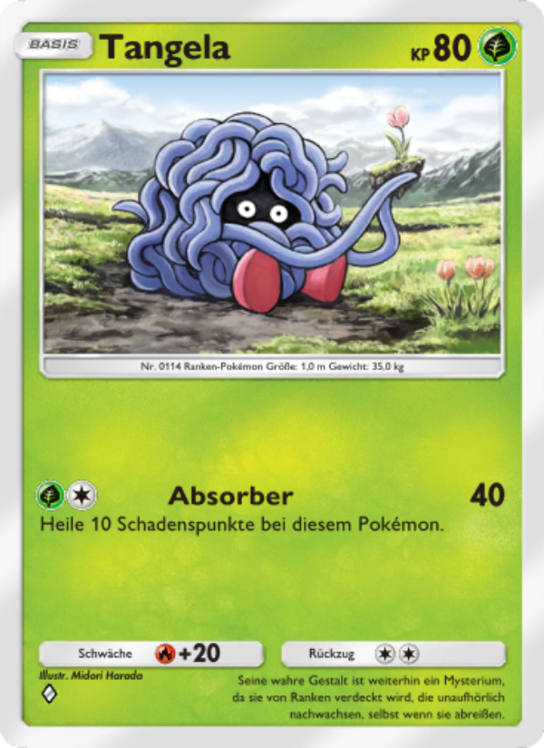 Tangela 024 — Genetic Apex (German Pokémon TCG card)