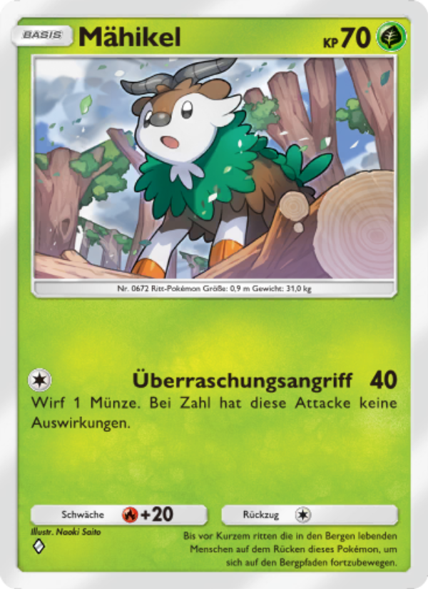 Mähikel 031 — Genetic Apex (German Pokémon TCG card)