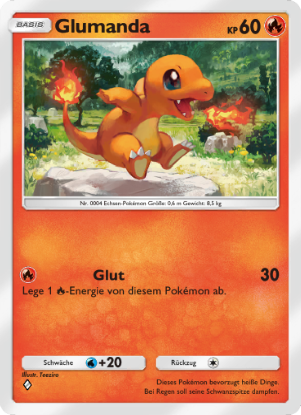 Glumanda 033 — Genetic Apex (German Pokémon TCG card)