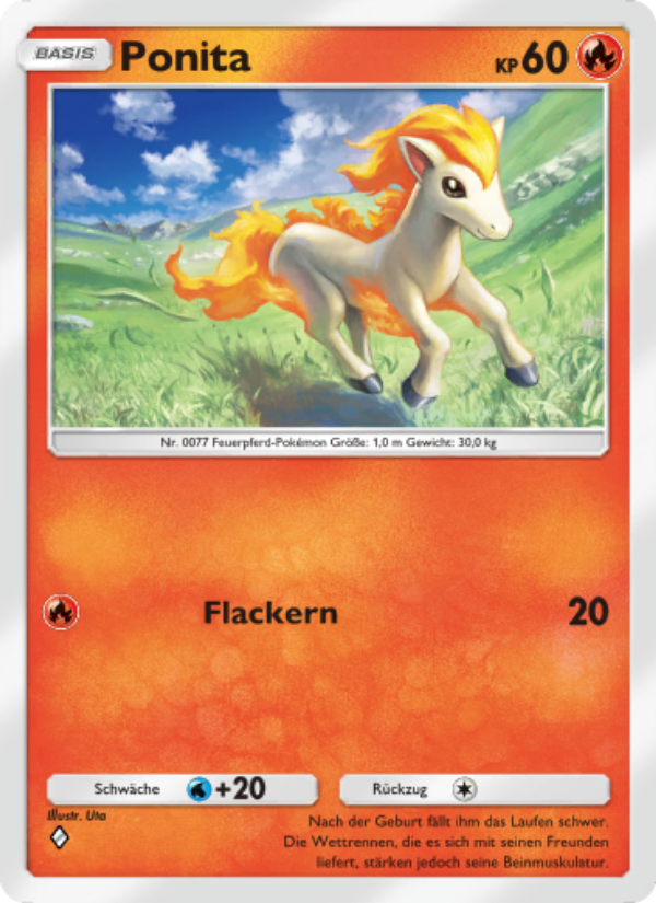 Ponita 042 — Genetic Apex (German Pokémon TCG card)