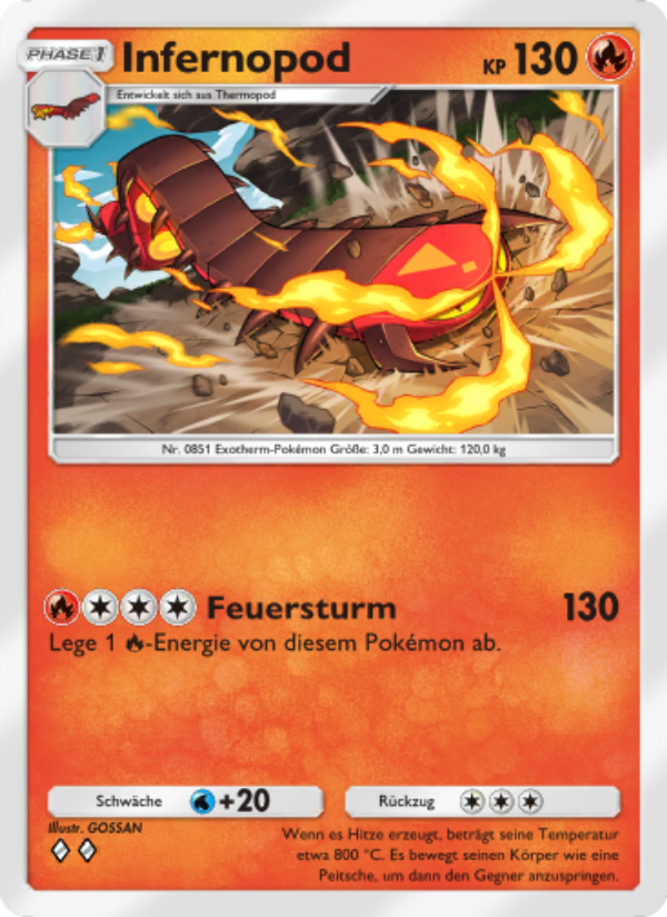 Infernopod 052 — Genetic Apex (German Pokémon TCG card)