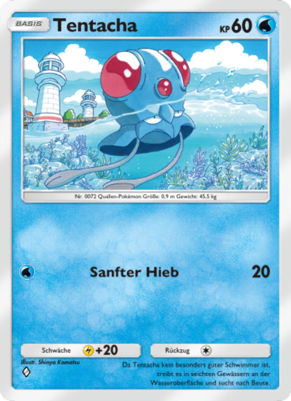 Tentacha 062 — Genetic Apex (German Pokémon TCG card)