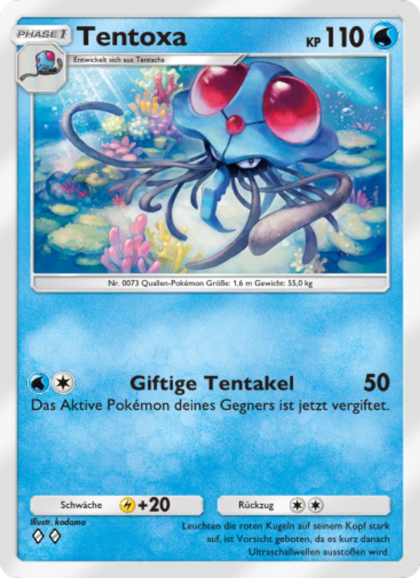 Tentoxa 063 — Genetic Apex (German Pokémon TCG card)