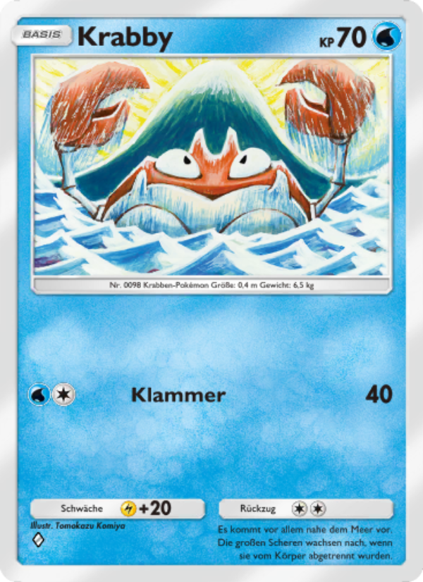 Krabby 068 — Genetic Apex (German Pokémon TCG card)