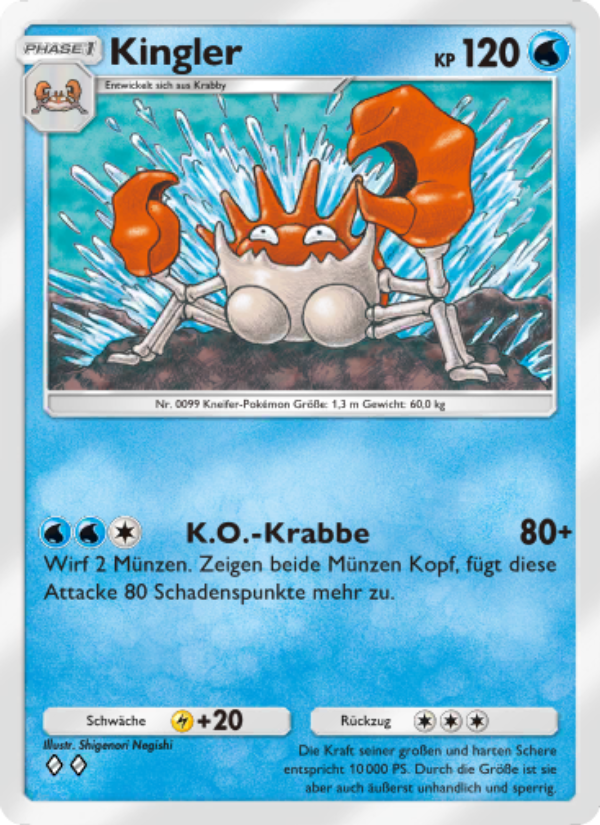 Kingler 069 — Genetic Apex (German Pokémon TCG card)