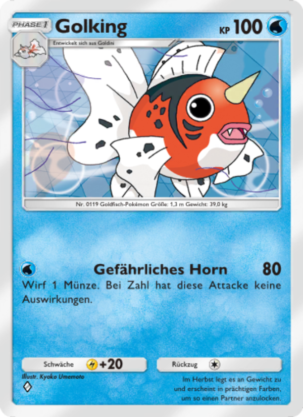 Golking 073 — Genetic Apex (German Pokémon TCG card)