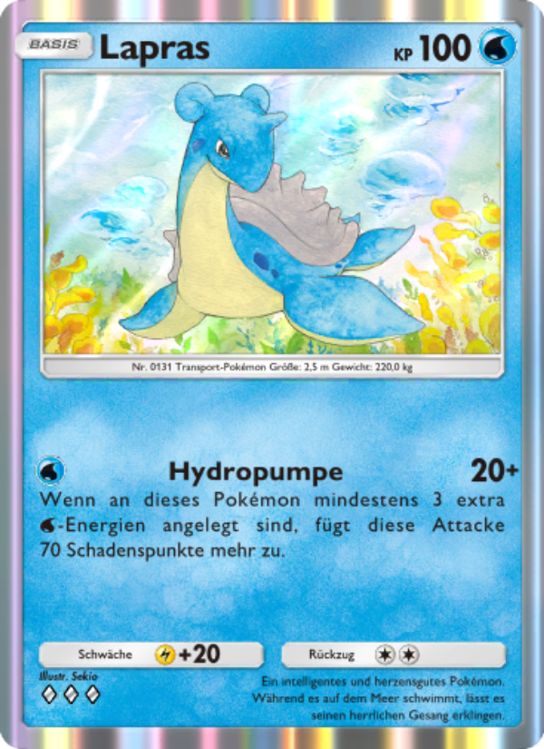 Lapras 079 — Genetic Apex (German Pokémon TCG card)