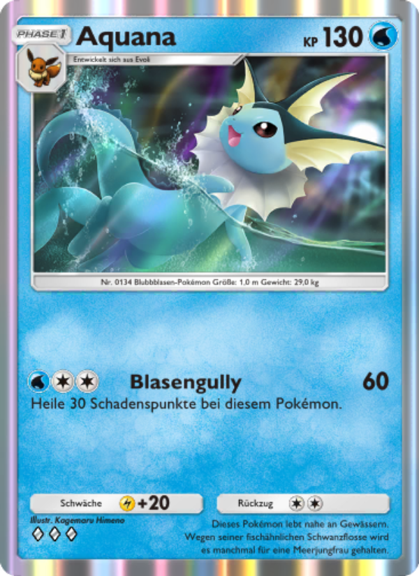 Aquana 080 — Genetic Apex (German Pokémon TCG card)