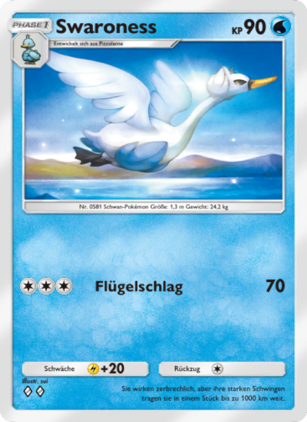 Swaroness 086 — Genetic Apex (German Pokémon TCG card)