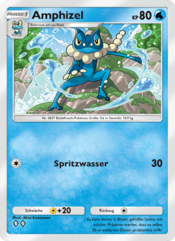 Amphizel 088 — Genetic Apex (German Pokémon TCG card)