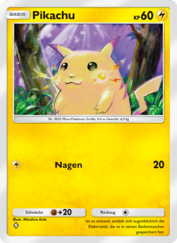 Pikachu 094 — Genetic Apex (German Pokémon TCG card)