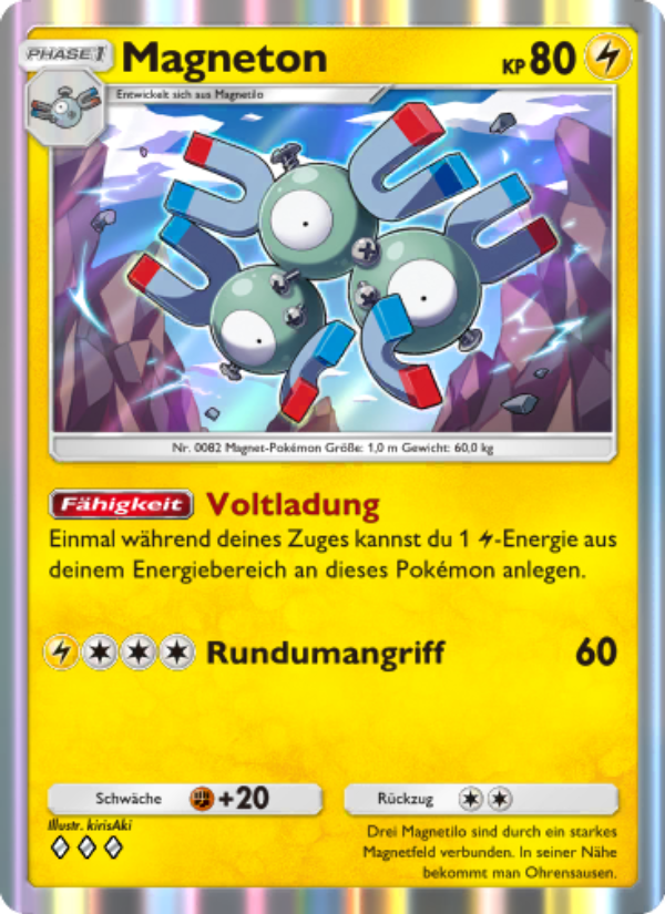 Magneton 098 — Genetic Apex (German Pokémon TCG card)