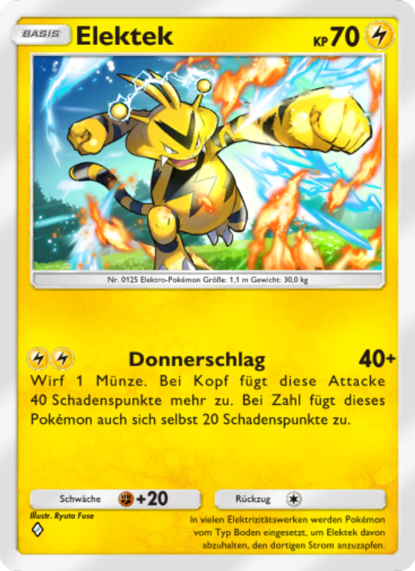 Elektek 101 — Genetic Apex (German Pokémon TCG card)