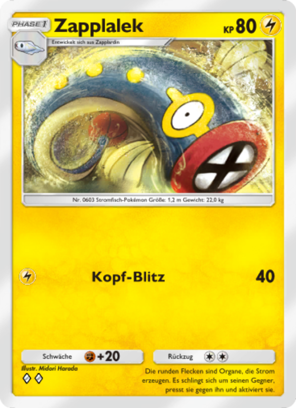Zapplalek 108 — Genetic Apex (German Pokémon TCG card)