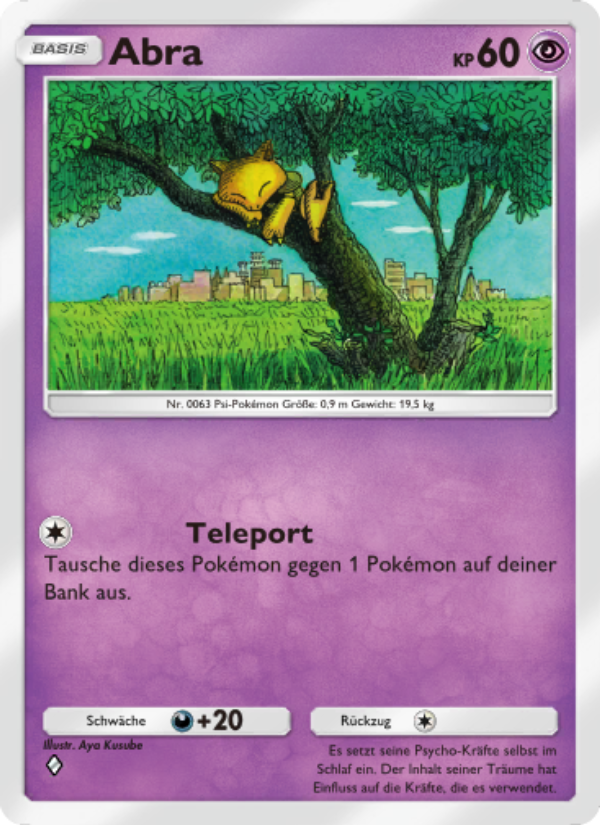 Abra 115 — Genetic Apex (German Pokémon TCG card)