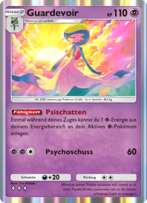 Guardevoir 132 — Genetic Apex (German Pokémon TCG card)
