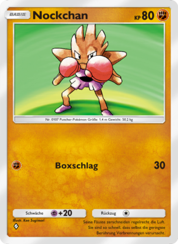 Nockchan 155 — Genetic Apex (German Pokémon TCG card)