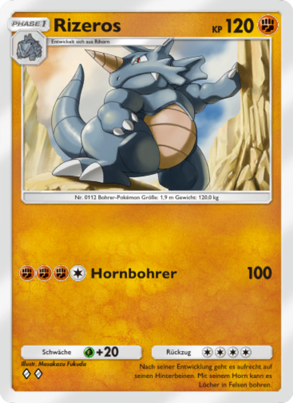 Rizeros 157 — Genetic Apex (German Pokémon TCG card)