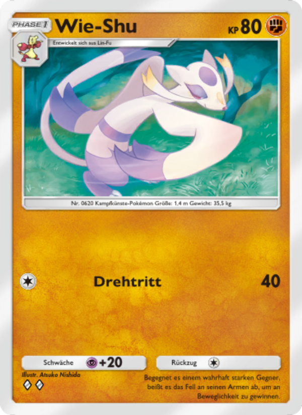 Wie-Shu 161 — Genetic Apex (German Pokémon TCG card)