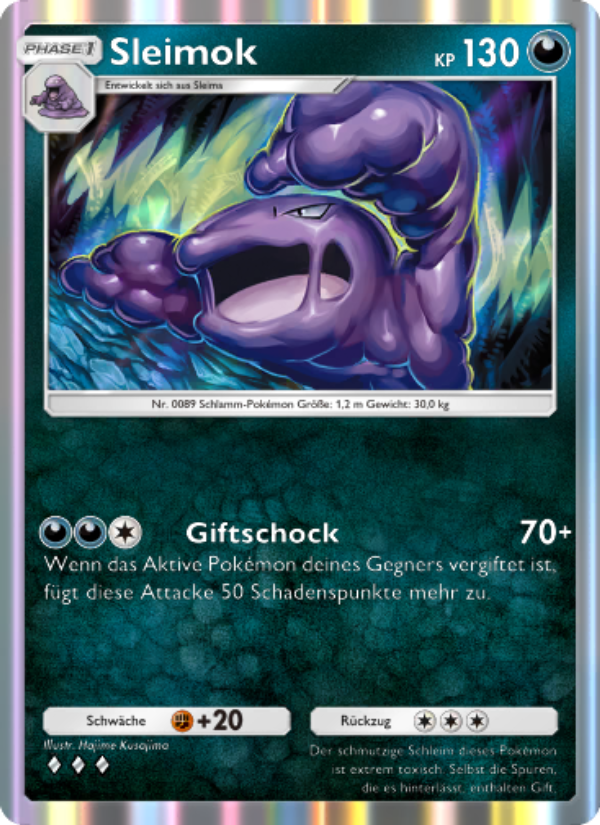 Sleimok 175 — Genetic Apex (German Pokémon TCG card)